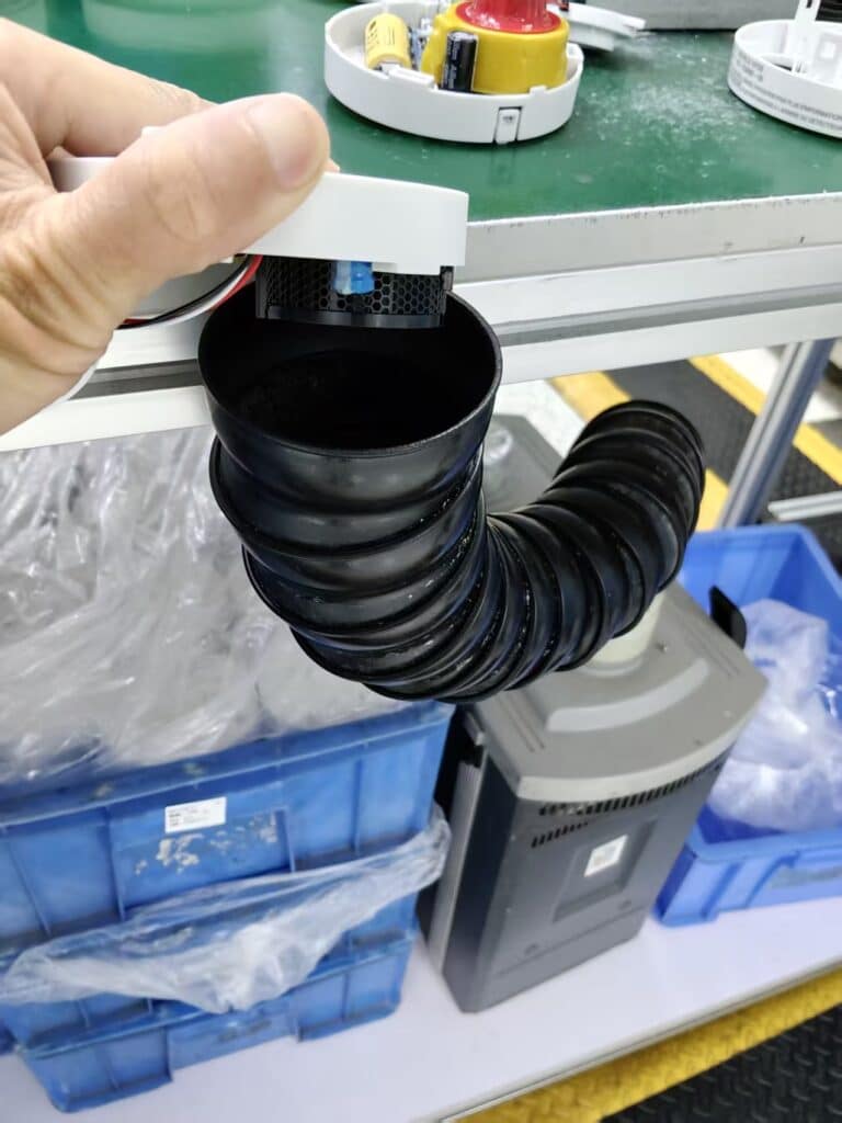 Detection Chamber Dust Extraction
