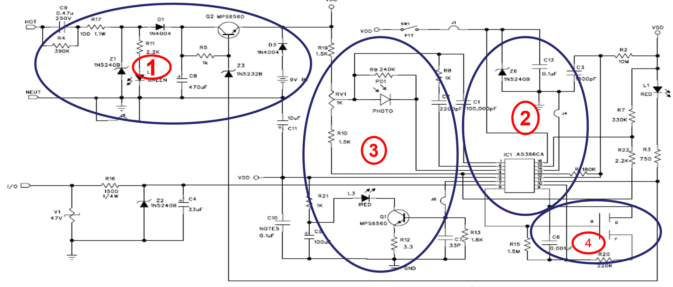 Ficustom smoke alarms schematic CFS