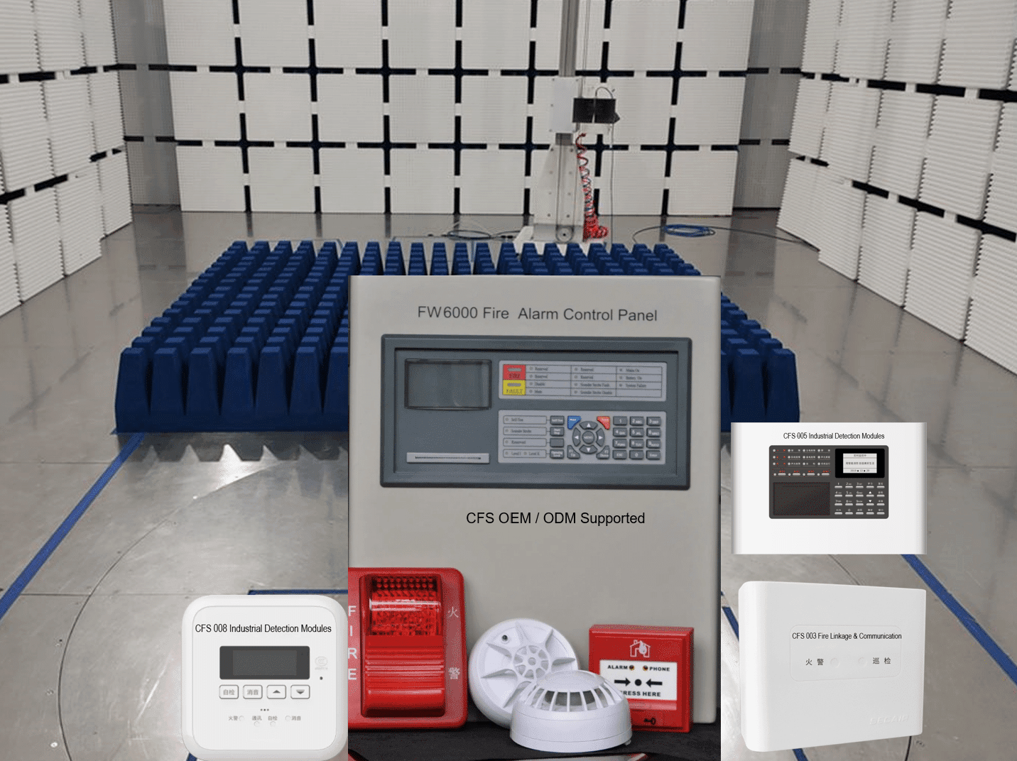 Custom Fire Alarm Control Panels factory CFS Certification support