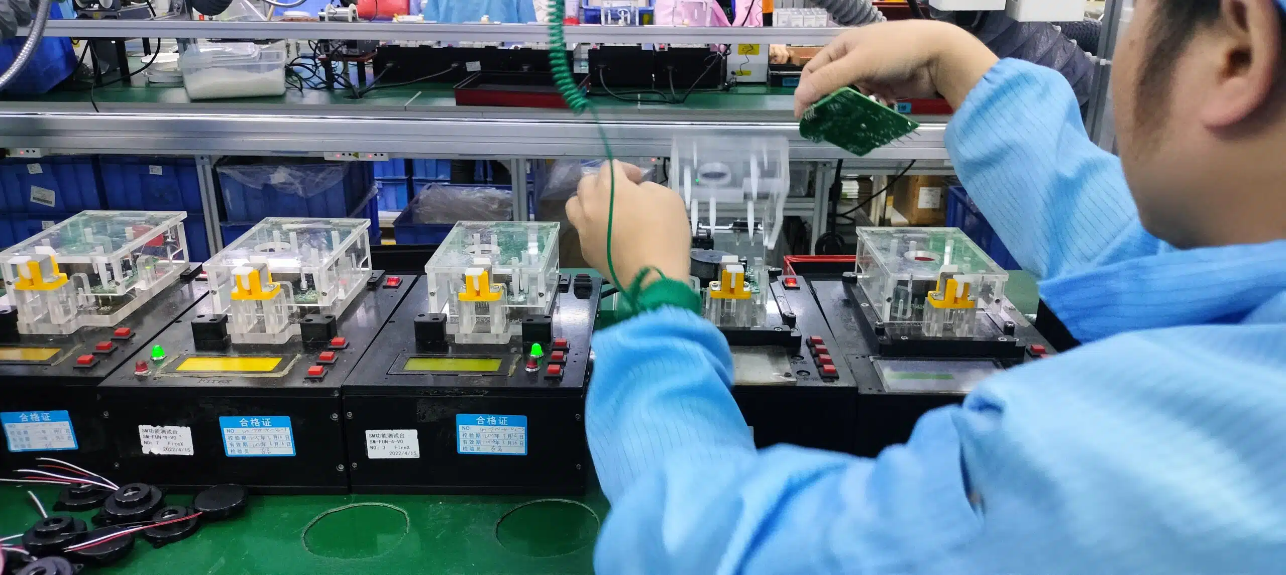 detector de humo fotoeléctrico personalizado  CFS prueba funcional