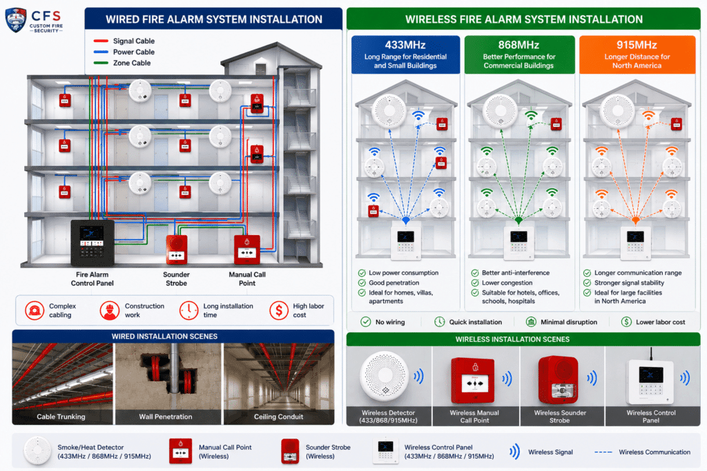 Wireless Fire Alarm Systems manufacturer CFS