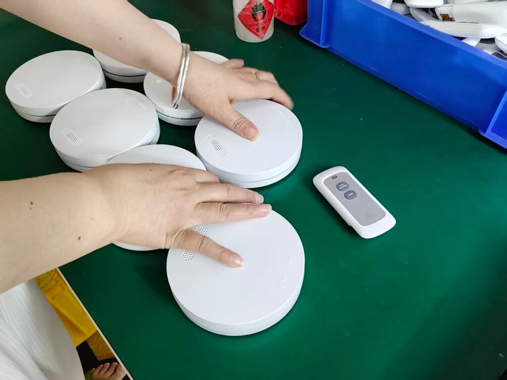 Wireless Fire Alarm Systems manufacturer CFS RF test