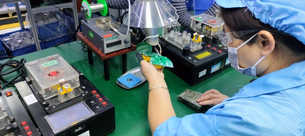 photoelectric smoke  detector factory CFS auto-soldering
