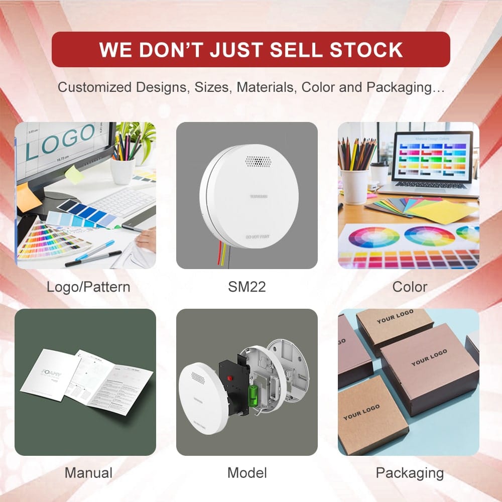 AS 3786 Hardwire Photoelectric Smoke Alarm wholesale CFS SM22