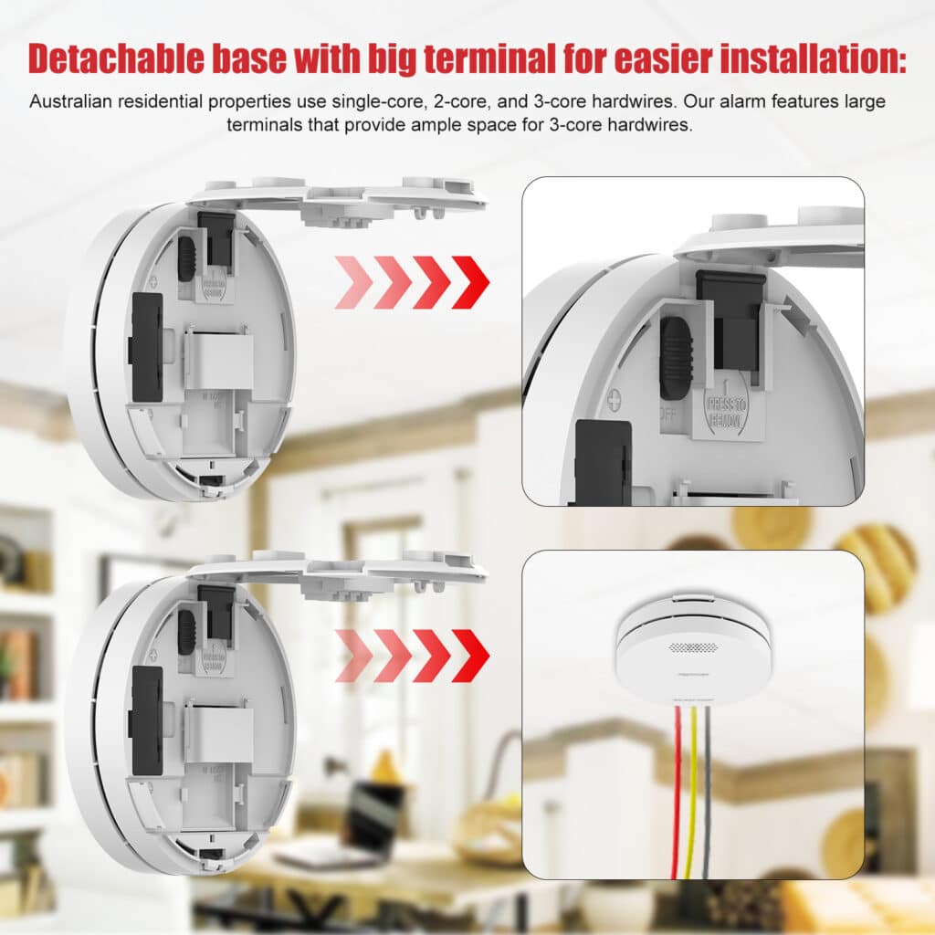 Hardwire Photoelectric Smoke Alarm factory CFS SM22