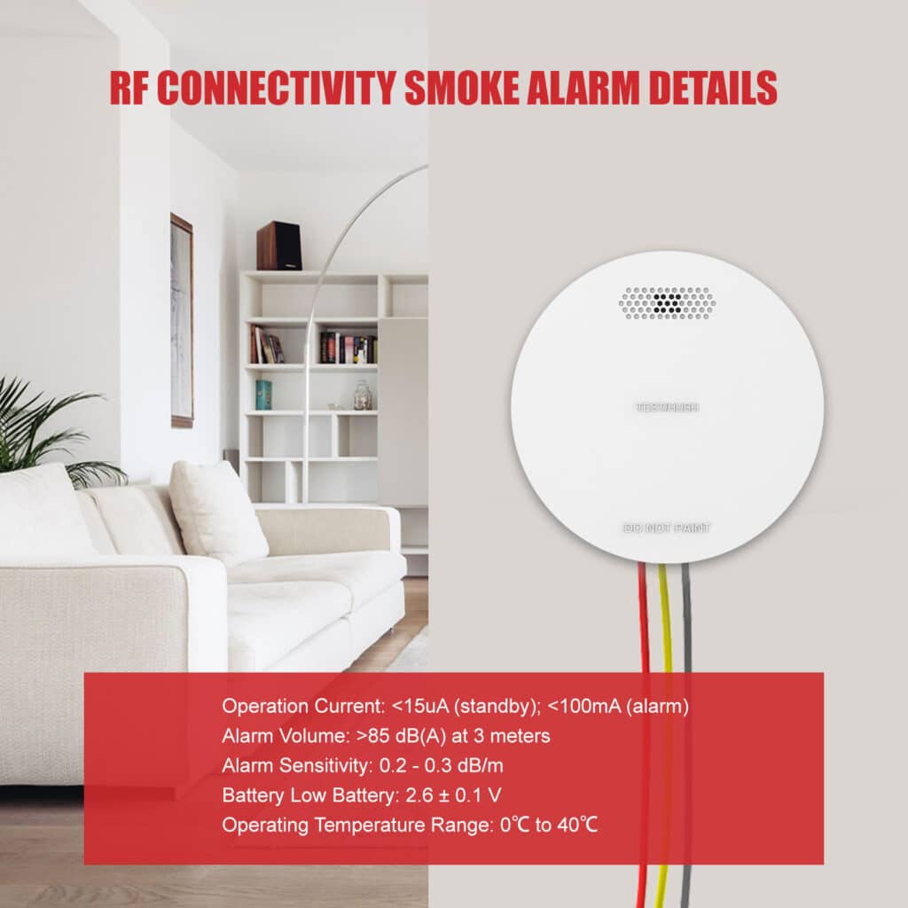 Hardwire Photoelectric Smoke Alarm supplier CFS SM22