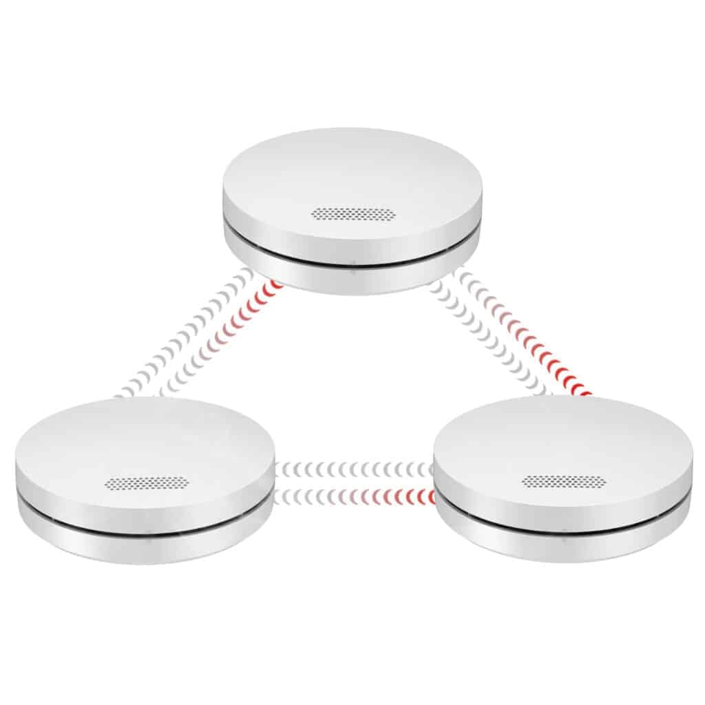 SM11R4 Wireless Interlinked Photoelectric Smoke Alarm OEM CFS