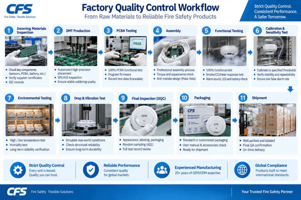 CFS Factory Quality Control Workflow