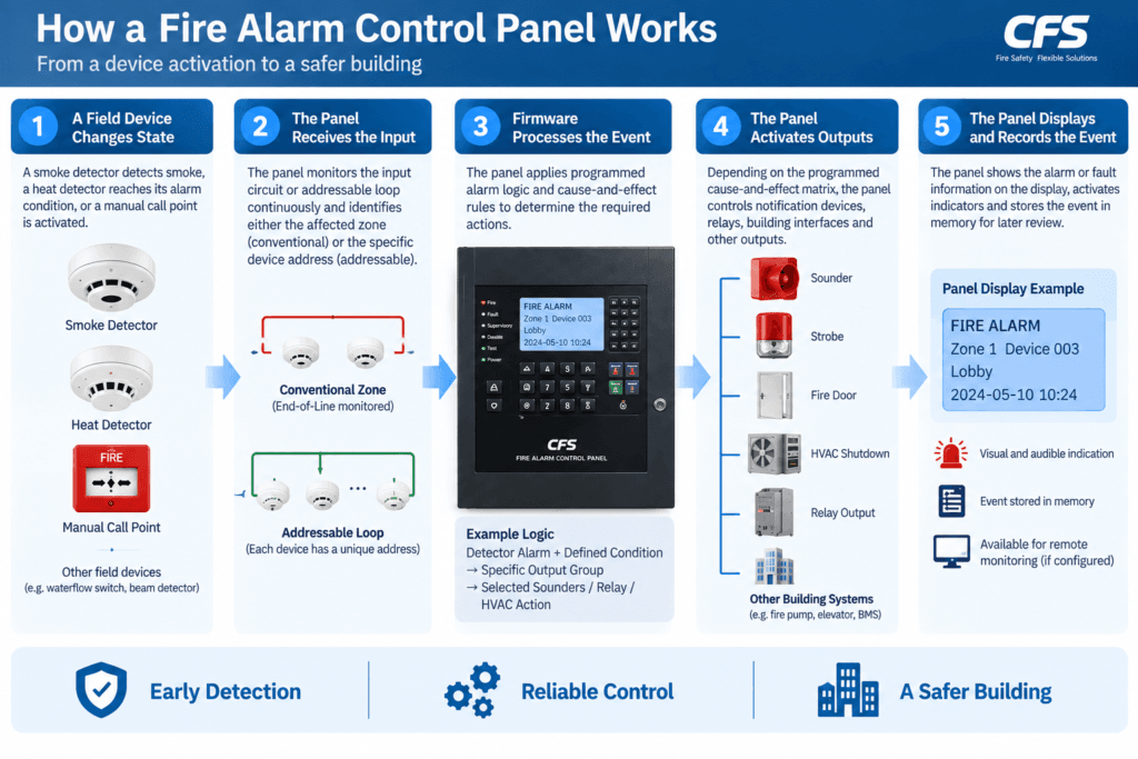 How Does a Fire Alarm Control Panel Work