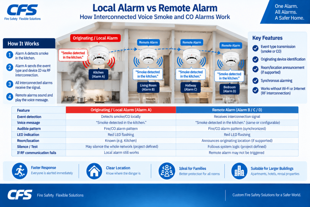 Local Alarm vs Remote Alarm